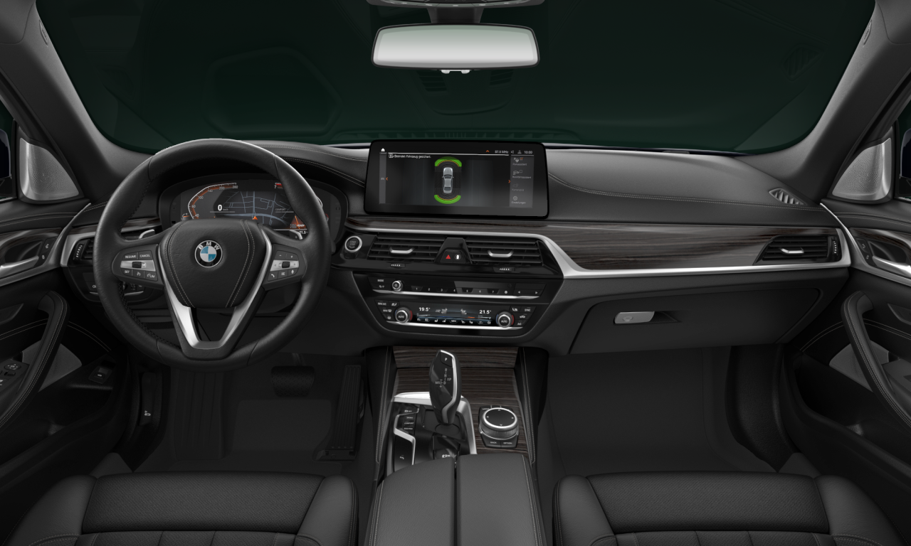 Interior of 2020 BMW 540i xDrive (G30 (MUE)), VIN WBA71BJ070CF34827