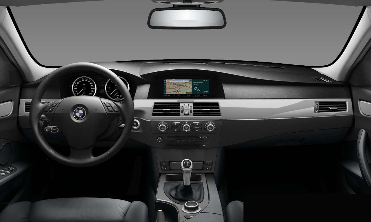 Interior of 2008 BMW 520d (E61 (MUE)), VIN WBAPX31070C016069