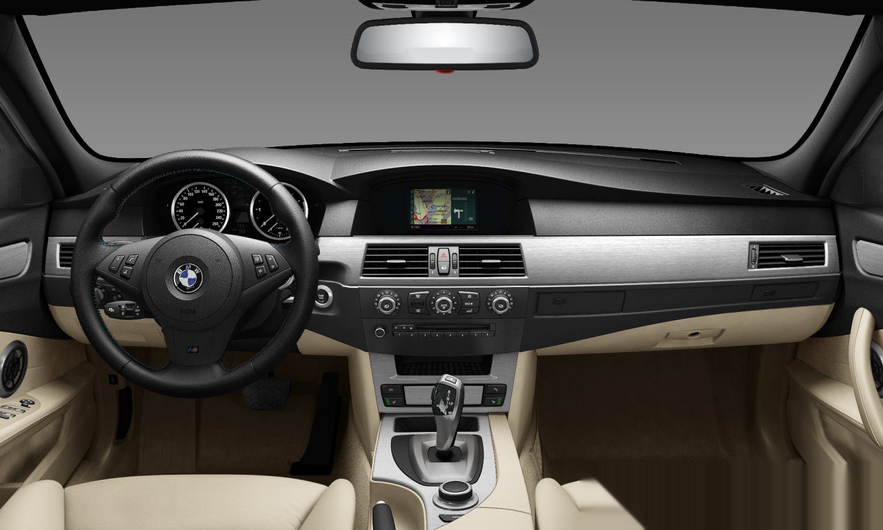 Interior of BMW 535d (E61 (MUE)), VIN WBAPX91050CU59789