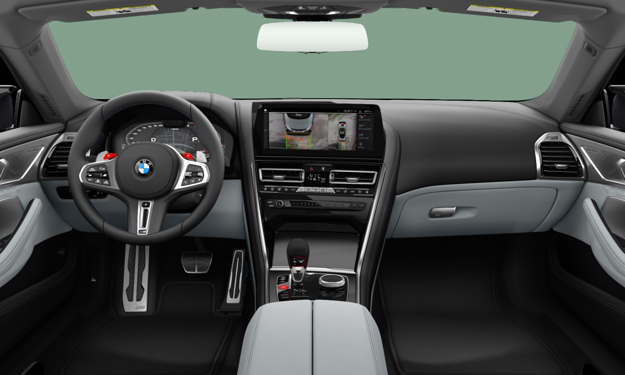Interior of 2019 BMW M8 (F91), VIN WBSDZ0C07LBM09522