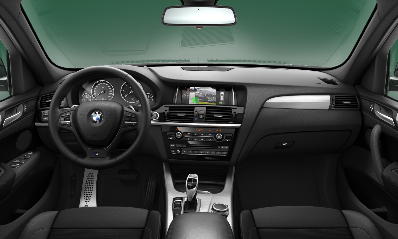 Interior of BMW X3 xDrive35d (F25), VIN WBAWY710600C97575