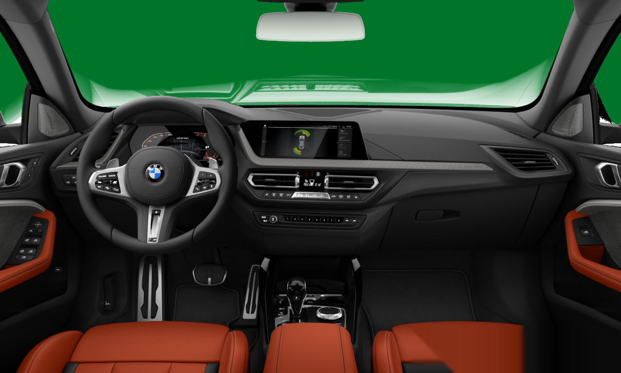 Interior of 2023 BMW M235i xDrive (F44), VIN WBA11AL0707M86409