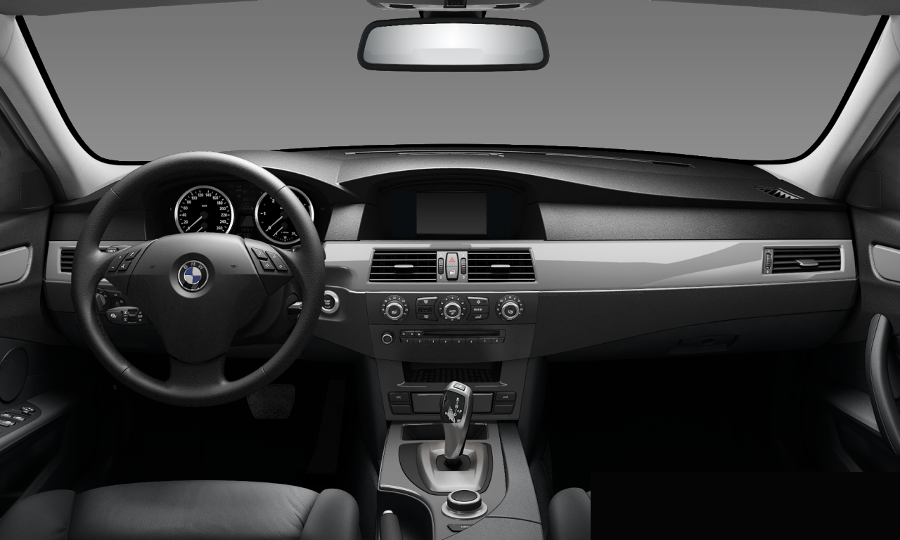 Interior of 2008 BMW 535d (E60 (MUE)), VIN WBANX91040CU46894