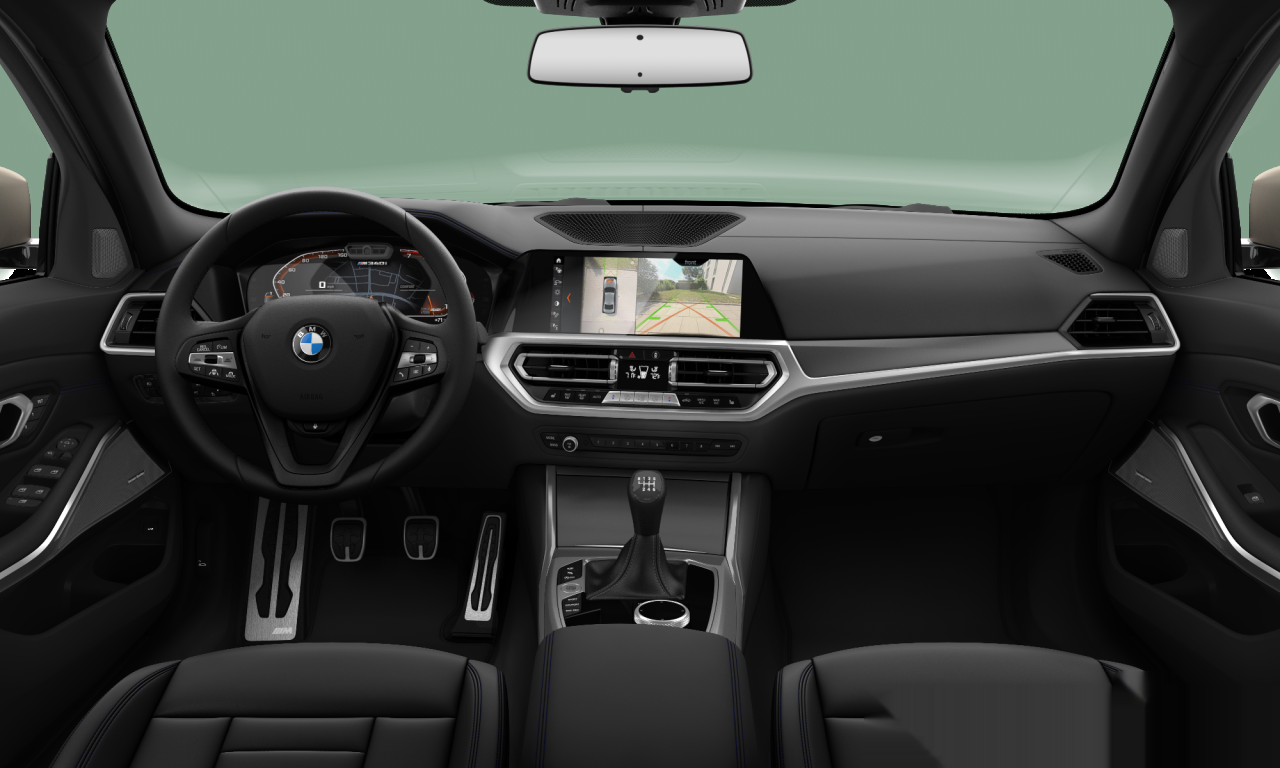 Interior of BMW M340i xDrive (G20), VIN WBA5U9C07LFH41595