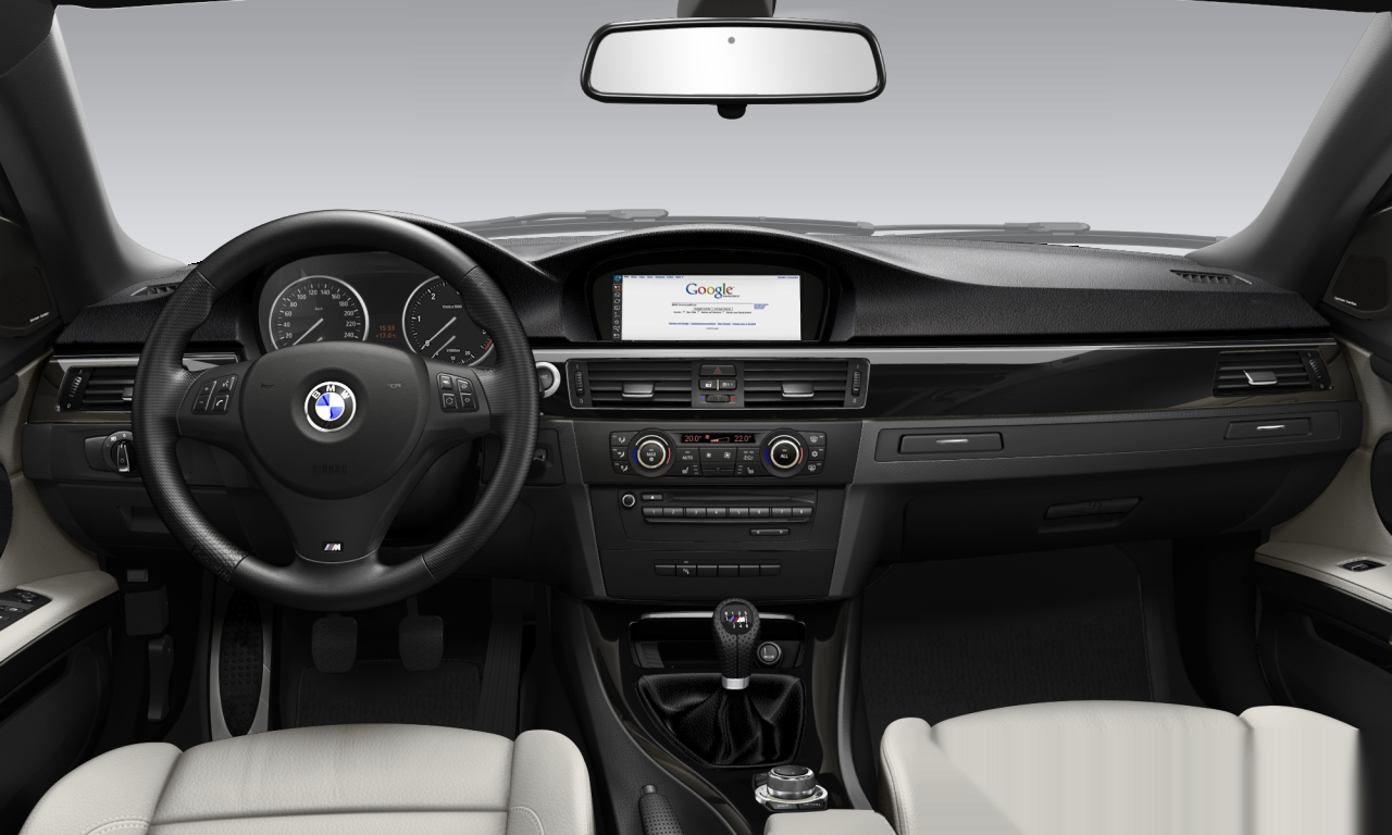 Interior of BMW 330d (E93 (MUE)), VIN WBADY71050E428728