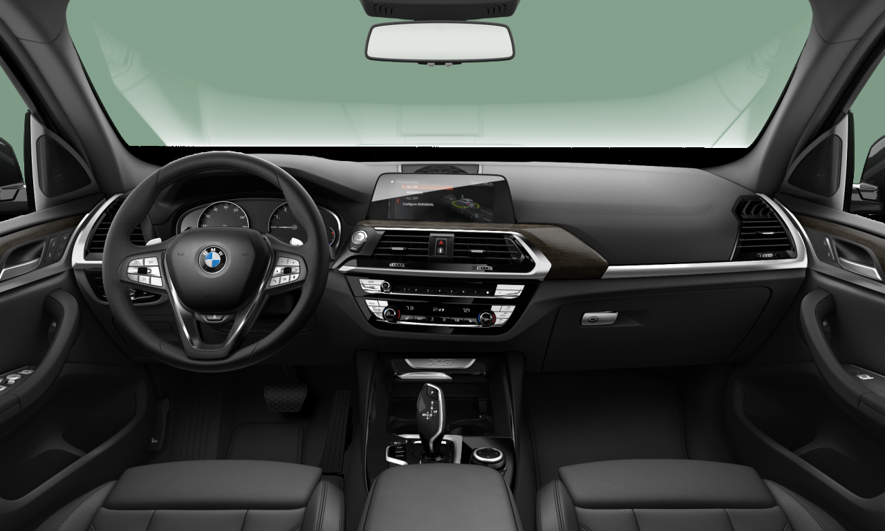Interior of BMW X3 xDrive30i (G01), VIN 5UXTY5C04M9H14893