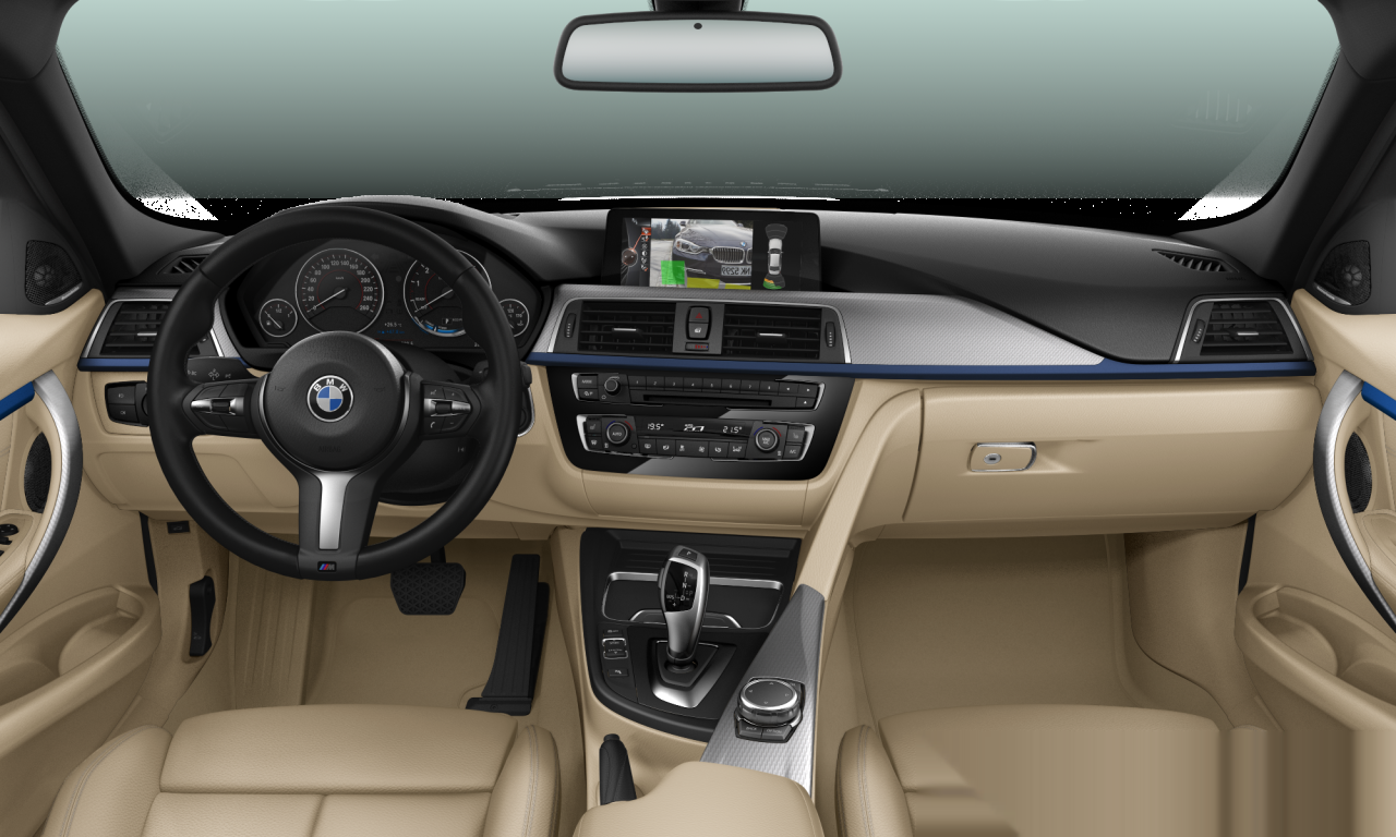 Interior of BMW 320i EfficientDynamics Edition (F30 (MUE)), VIN WBA8D5105G5D04358