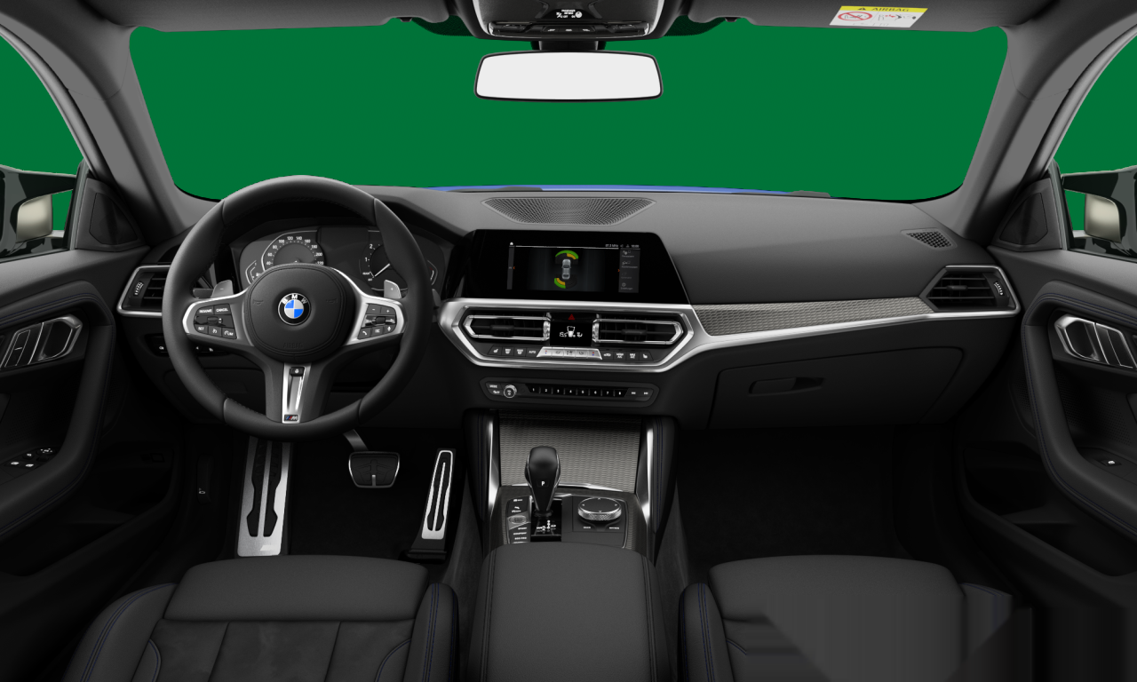 Interior of BMW M240i xDrive (G42), VIN WBA51CM0908C63460
