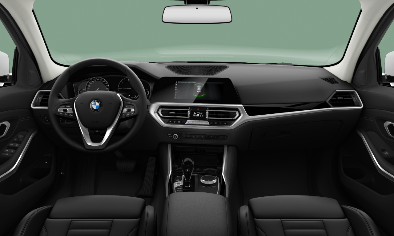 Interior of BMW 318d (G20), VIN WBA5V31060FH84303