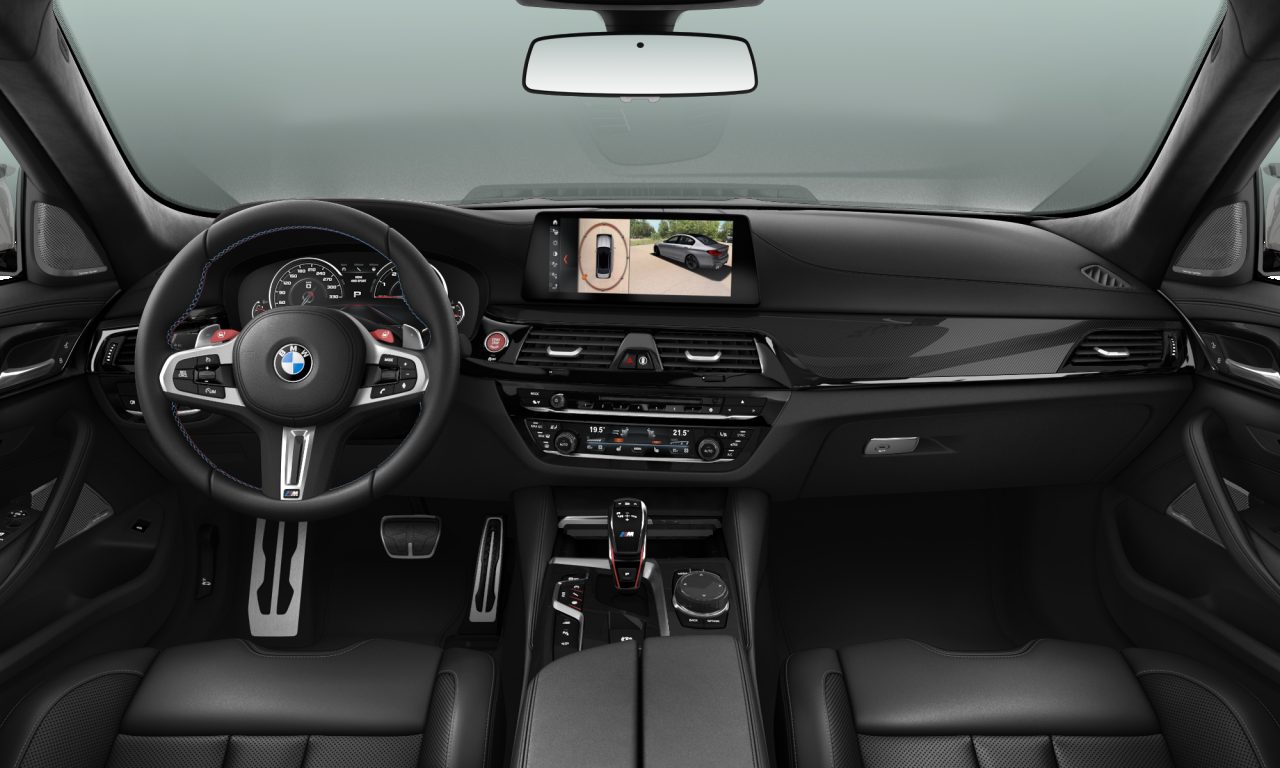 Interior of BMW M5 (F90), VIN WBSJF0104KBS92088