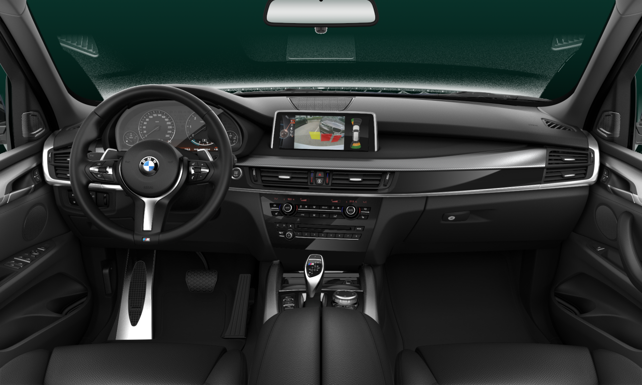 Interior of 2015 BMW X5 M50d (F15), VIN WBAKS810000M49370