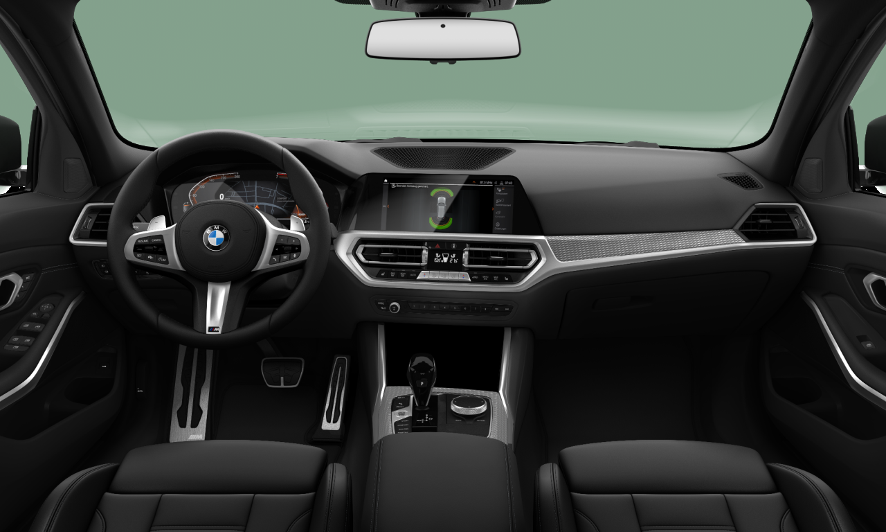 Interior of 2021 BMW 320i (G21), VIN WBA6K31080FL40396