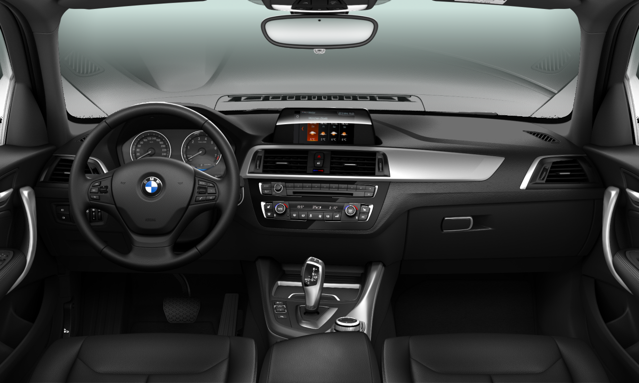 Interior of 2018 BMW 120i (F20 (MUE)), VIN WBA1S110907A52902