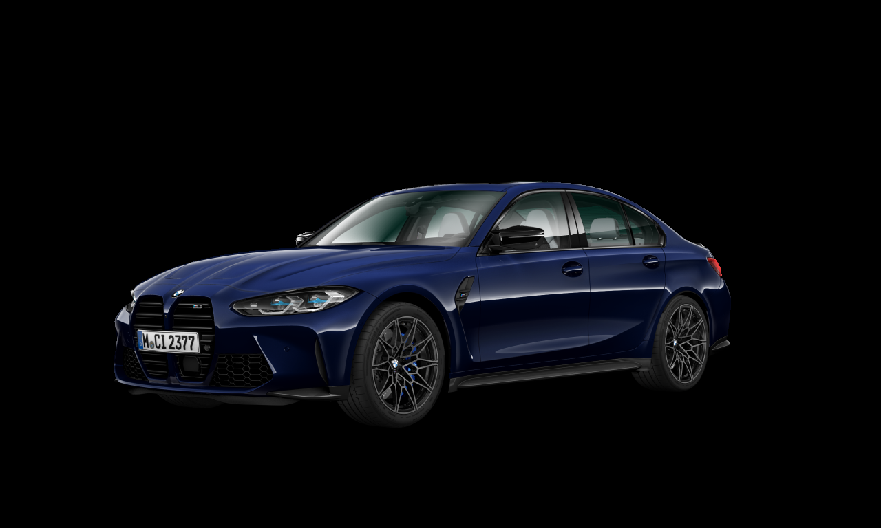 Exterior of 2021 BMW M3 Competition (G80), VIN WBS32AY0X0FL29991