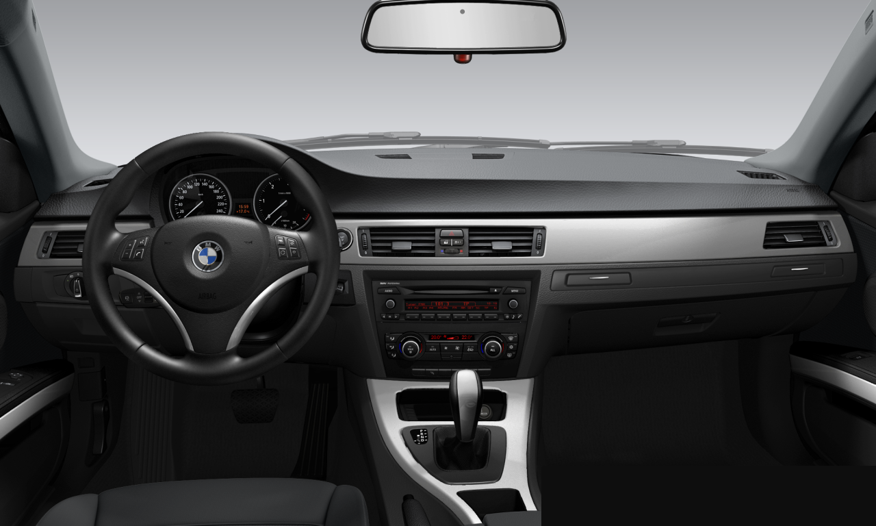 Interior of 2011 BMW 320d (E92 (MUE)), VIN WBAKK31030E601244