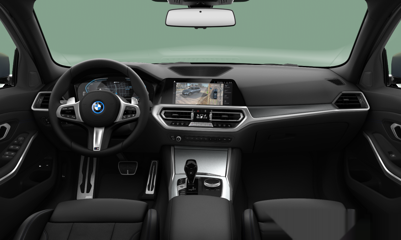 Interior of BMW 330e (G21), VIN WBA6N31030FM74479