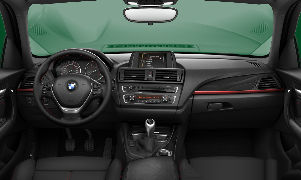 Interior of 2012 BMW 118d (F20), VIN WBA1C11000E871755