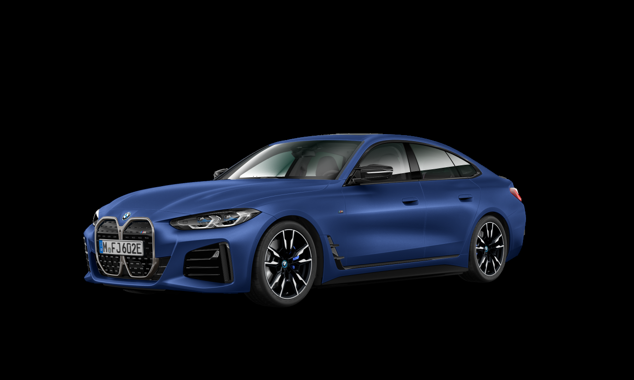 Exterior of 2021 BMW i4 M50 (G26), VIN WBY31AW09NFL95418