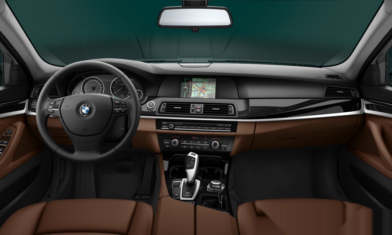 Interior of BMW 520d (F11), VIN WBAMX11080DU43374
