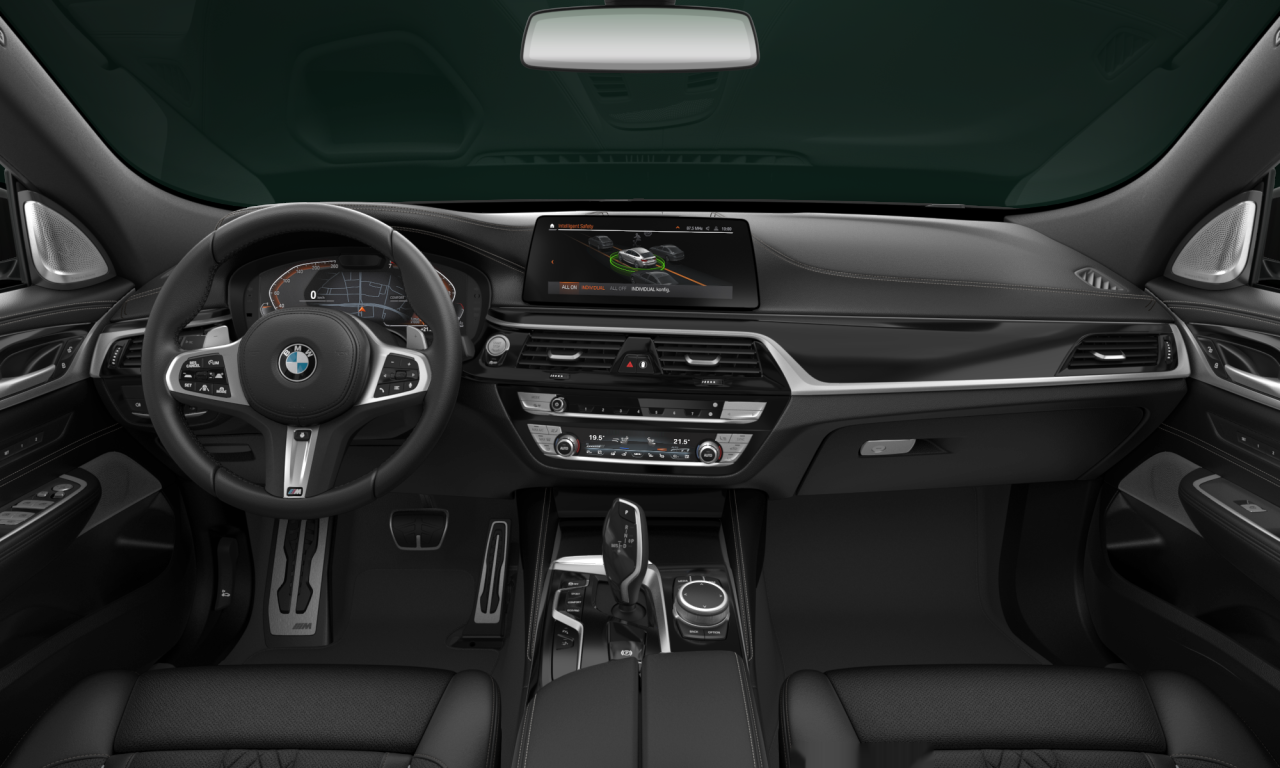 Interior of 2021 BMW 630i xDrive (G32 (MUE)), VIN WBA61CC02NCJ41630