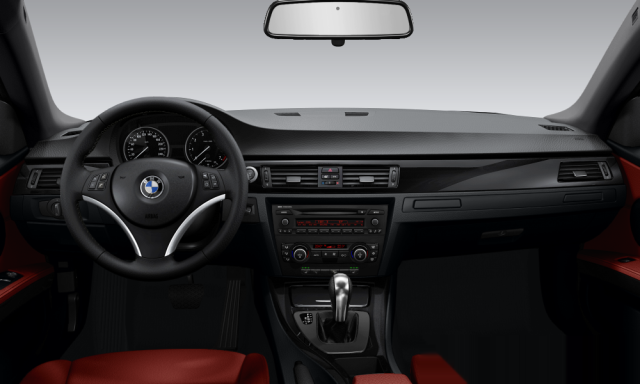 Interior of BMW 325xi (E92), VIN WBAWE51070E090190