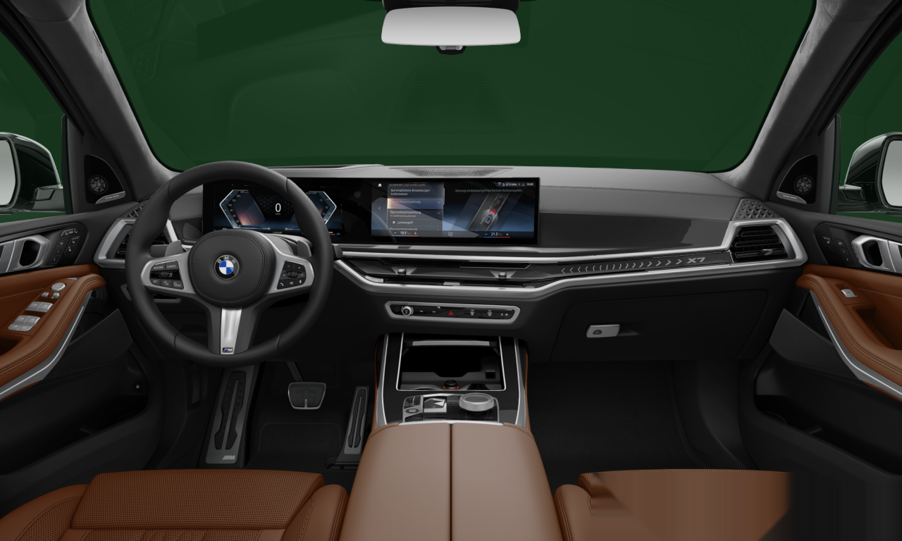 Interior of BMW X7 xDrive40i (G07 (MUE)), VIN WBA21EM01R9T11570