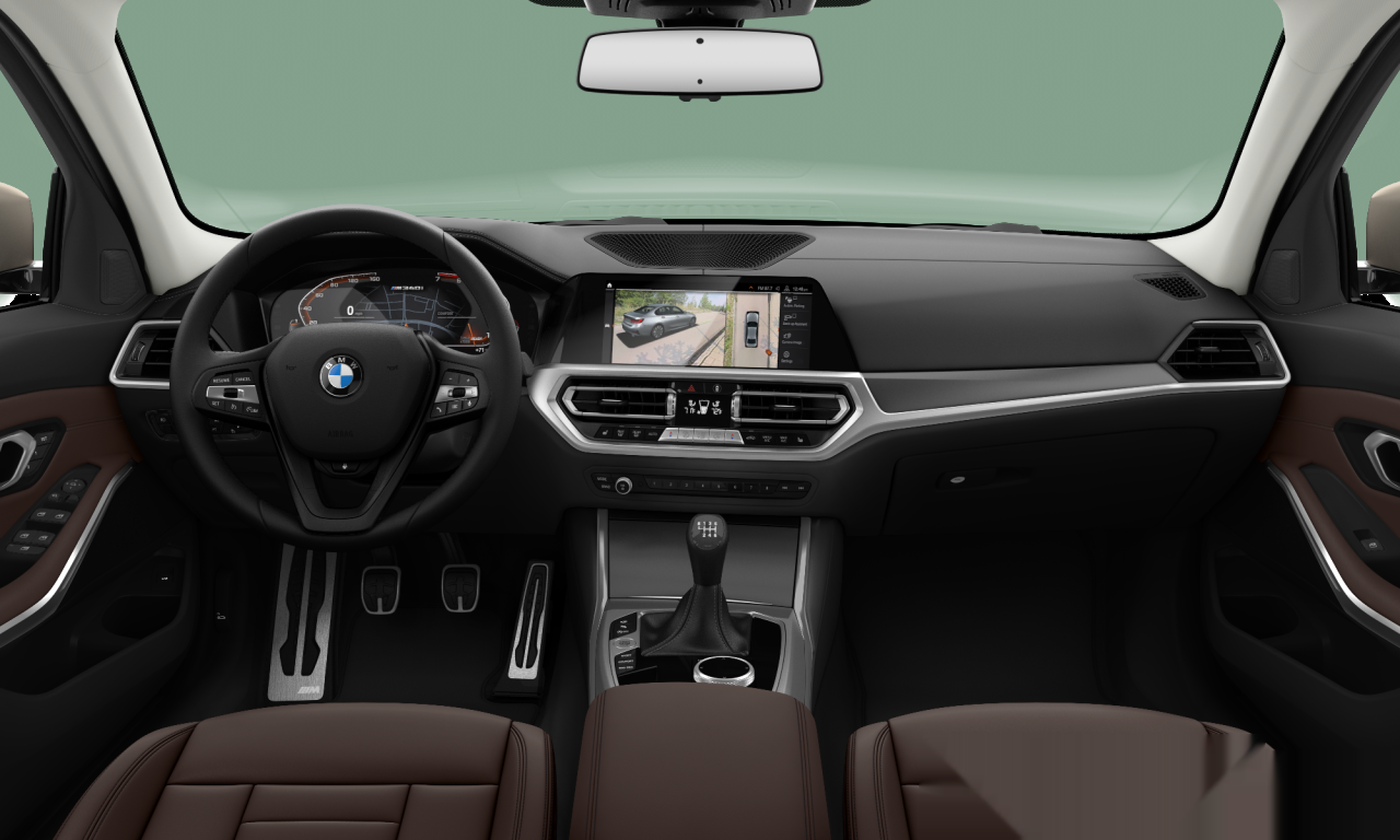 Interior of BMW M340i xDrive (G20), VIN WBA5U9C05LFH41899