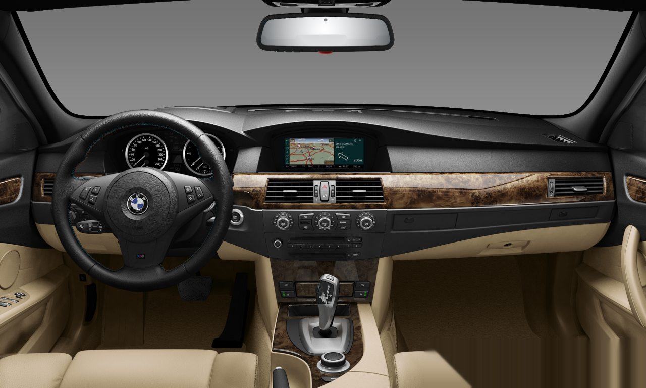 Interior of BMW 535d (E60 (MUE)), VIN WBANX91060CU44208