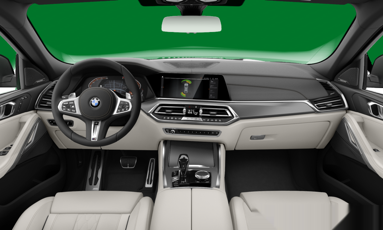 Interior of BMW X6 xDrive30d (G06), VIN WBAGT810309R80836