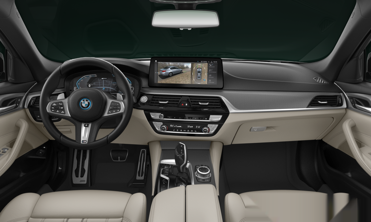 Interior of 2022 BMW 530e xDrive (G30 (MUE)), VIN WBA11CH070CK37118