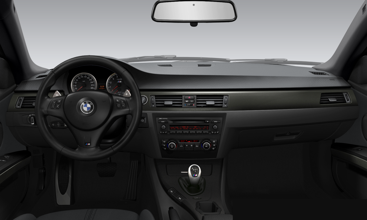 Interior of 2011 BMW M3 (E92 (M3)), VIN WBSKG9101CE854843