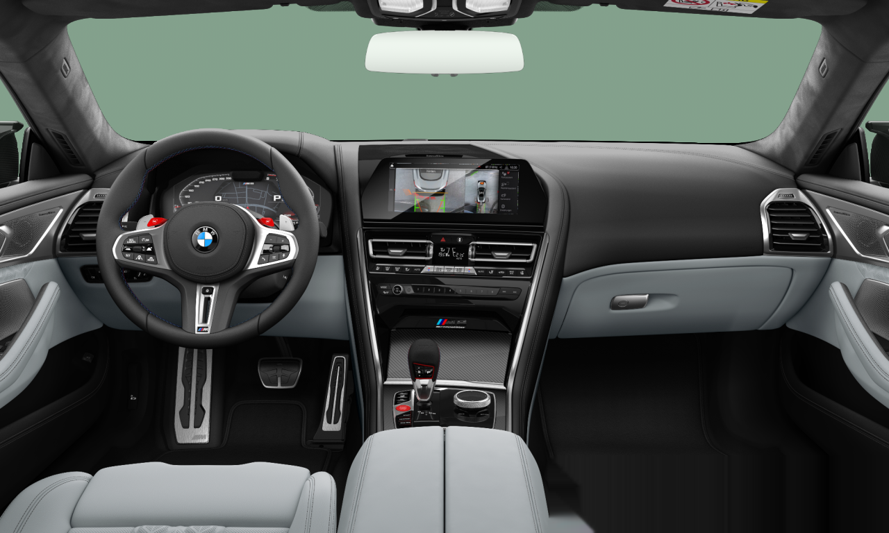 Interior of BMW M8 (F92), VIN WBSAE02090CK07528