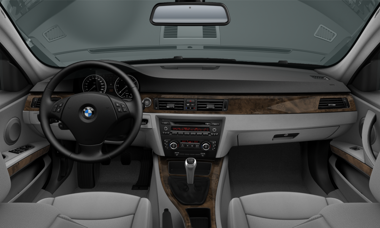 Interior of 2009 BMW 325i (E90 (MUE)), VIN WBAPH31010A169071