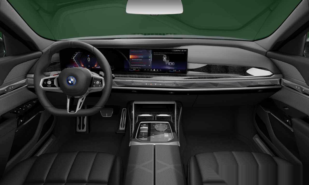 Interior of BMW 750e xDrive (G70), VIN WBA41EH020CP04938