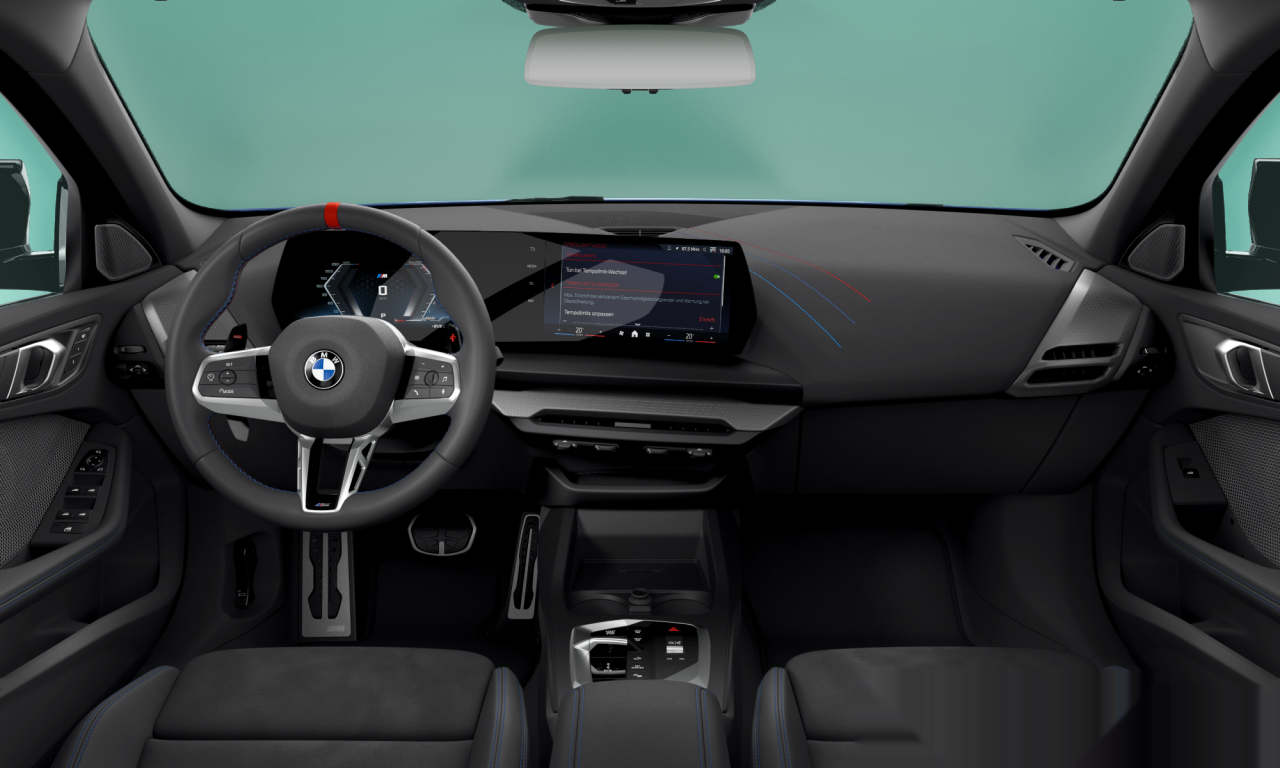Interior of BMW M135 xDrive (F70), VIN WBA21GE0707T79011