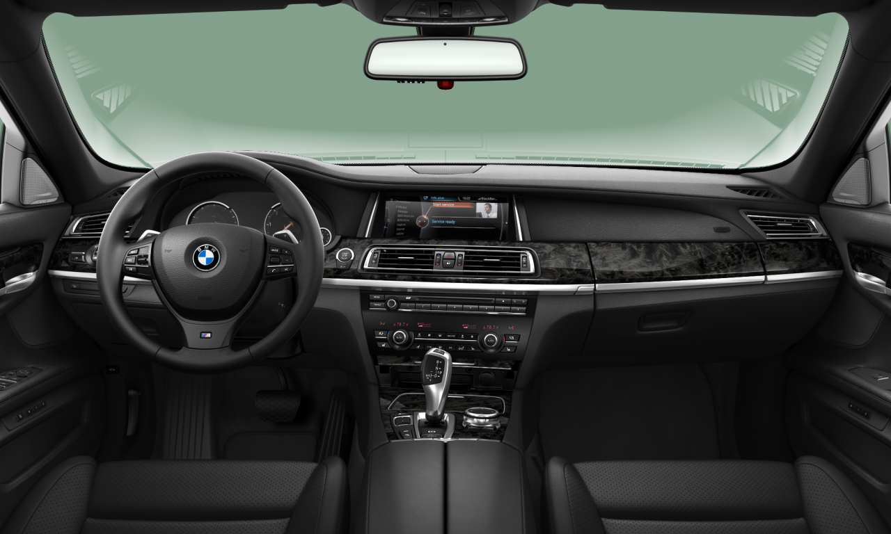 Interior of BMW 740Ld xDrive (F02 (MUE)), VIN WBAYG6C54FD383819