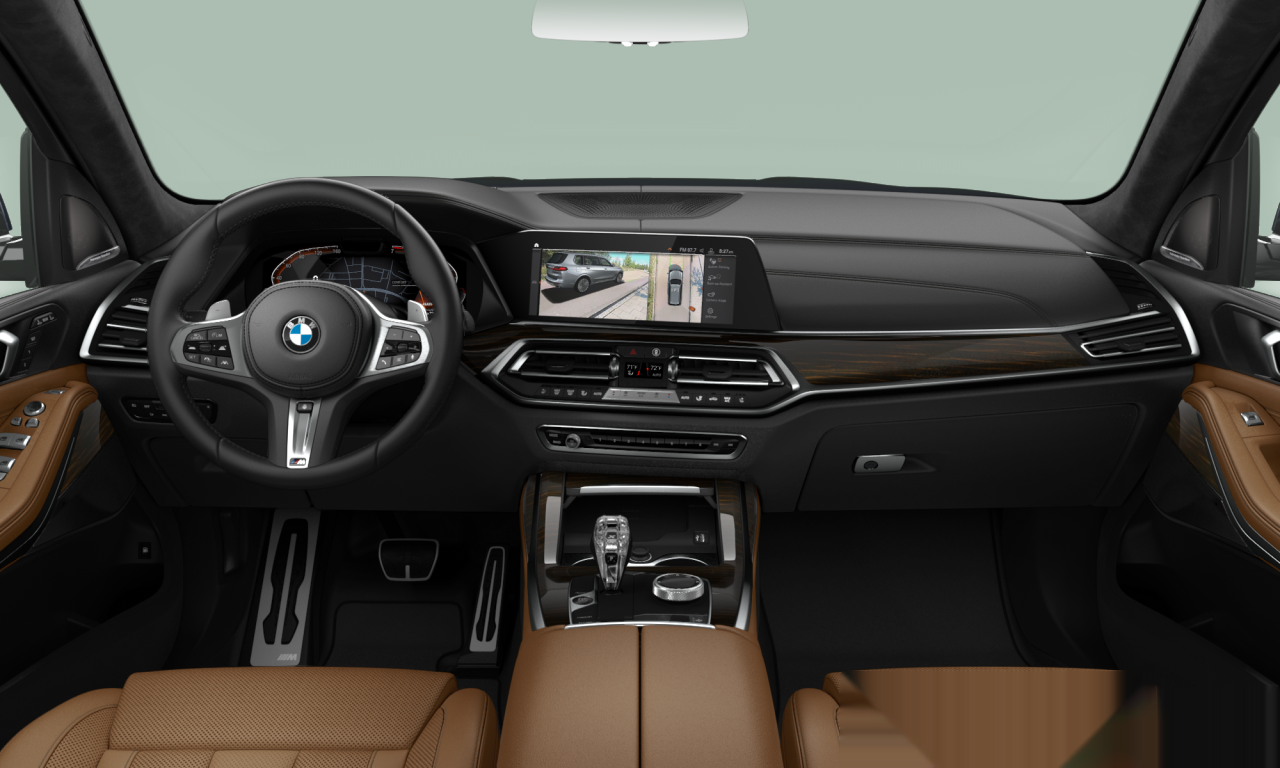 Interior of 2019 BMW X7 xDrive40i (G07), VIN 5UXCW2C08L9B00464