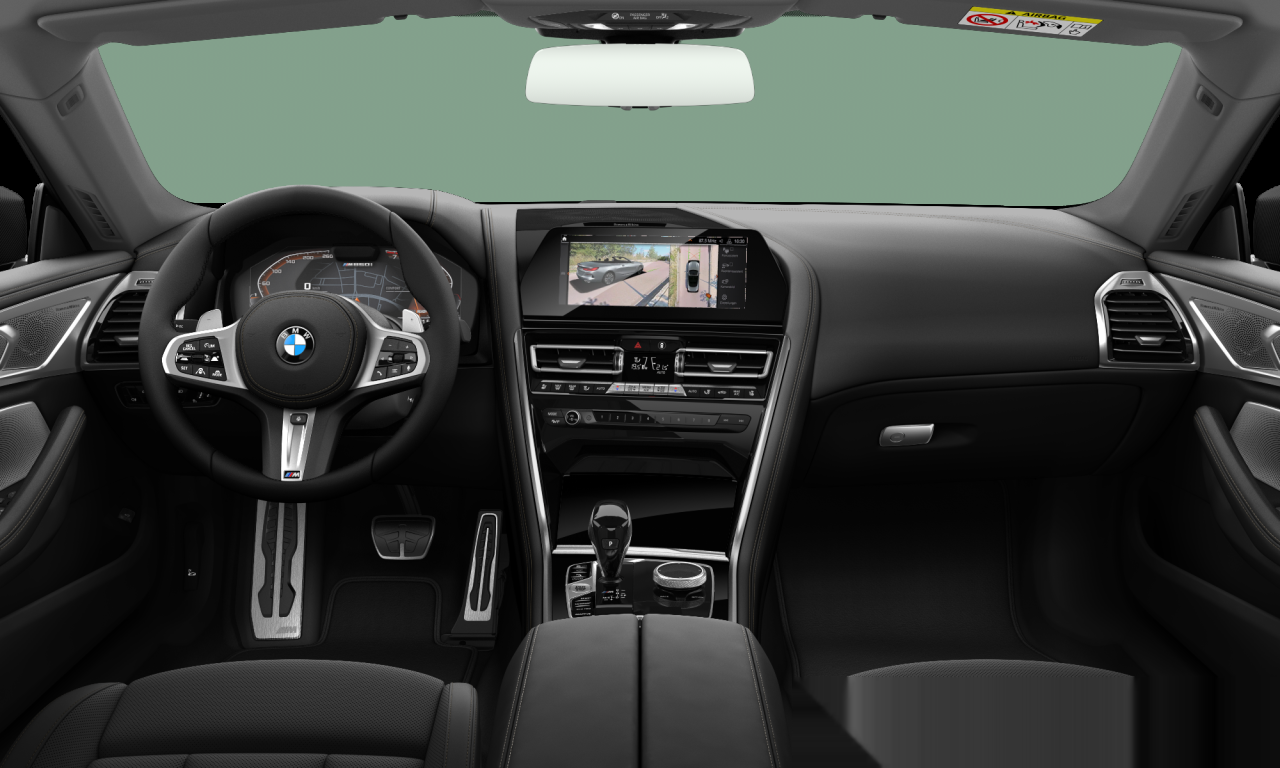 Interior of BMW M850i xDrive (G14), VIN WBAFY41030CD64176