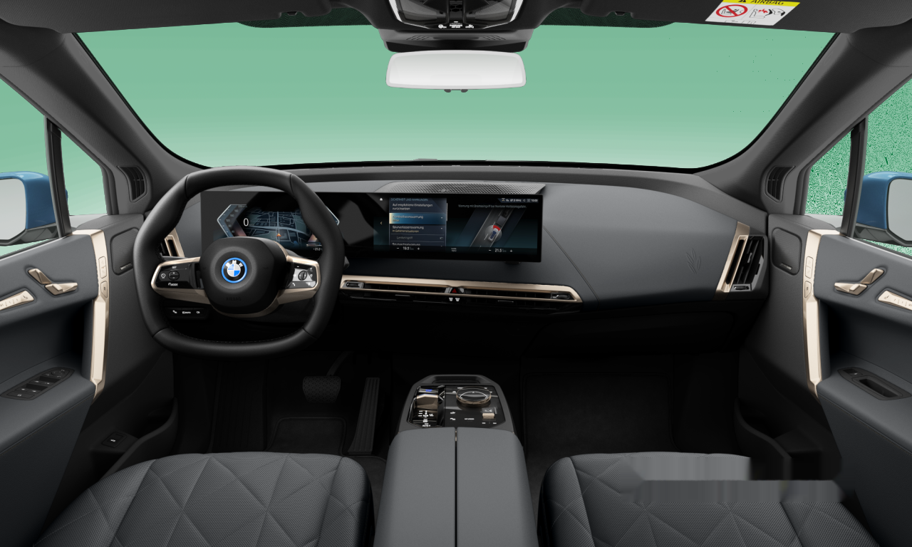 Interior of 2022 BMW iX xDrive40 (I20), VIN WBY12CF090CL43006