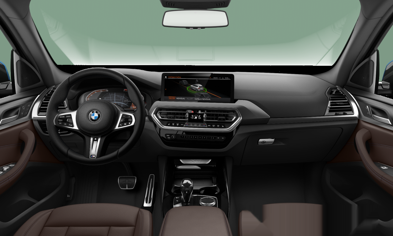 Interior of BMW X3 xDrive30i (G01 (MUE)), VIN 5UX53DP07N9M96930