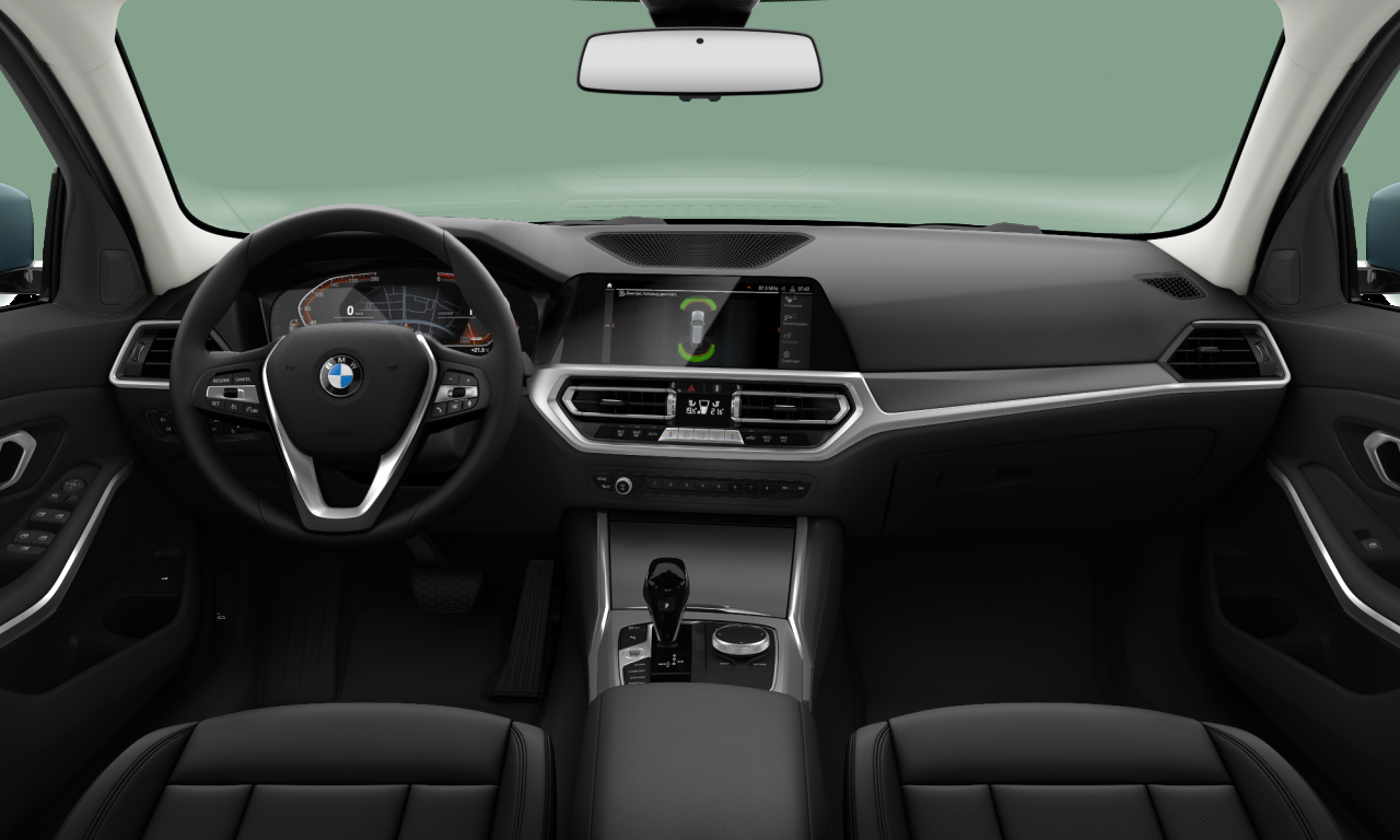 Interior of 2020 BMW 318d (G21), VIN WBA6L31040FJ41018