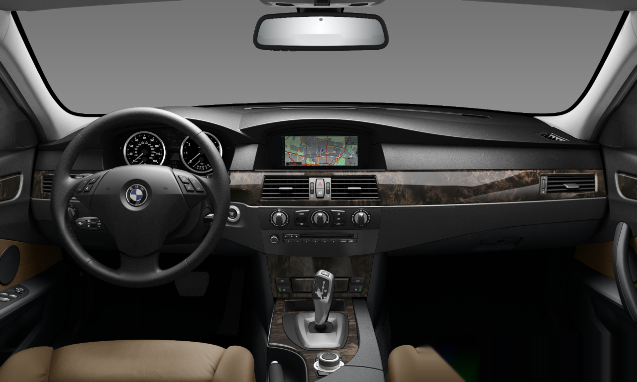 Interior of BMW 528xi (E60 (MUE)), VIN WBANV13568CZ56756