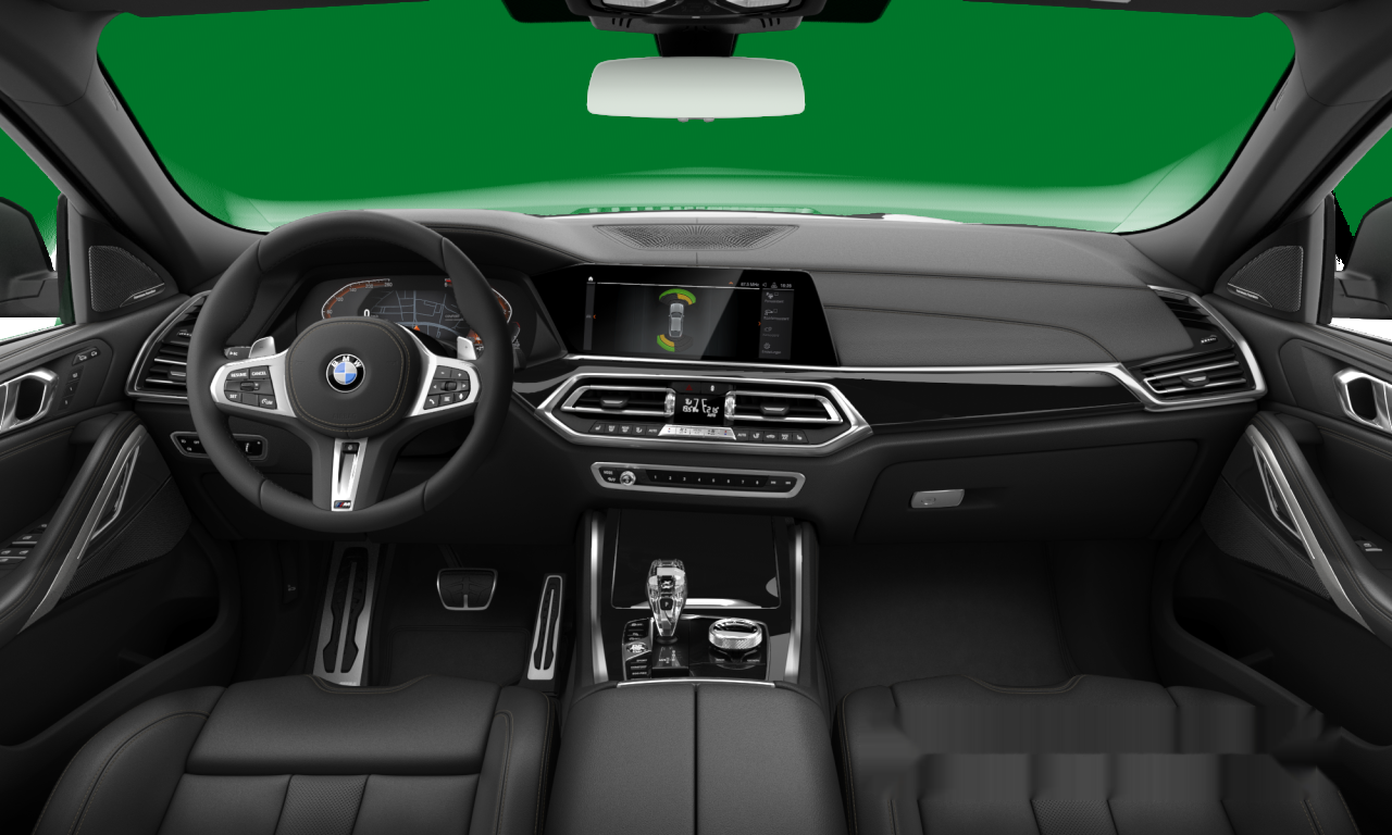Interior of BMW X6 xDrive30d (G06), VIN WBAGT210209D31612