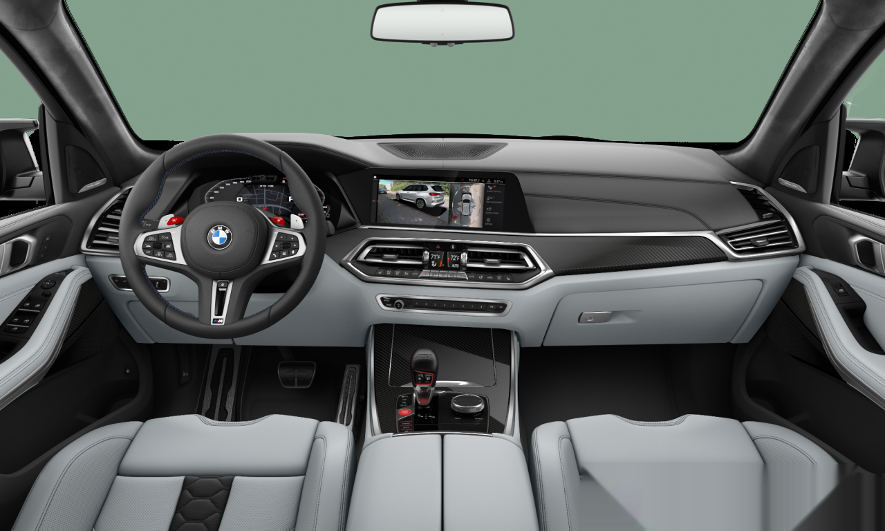 Interior of BMW X5 M (F95), VIN 5YMJU0C07P9R06549