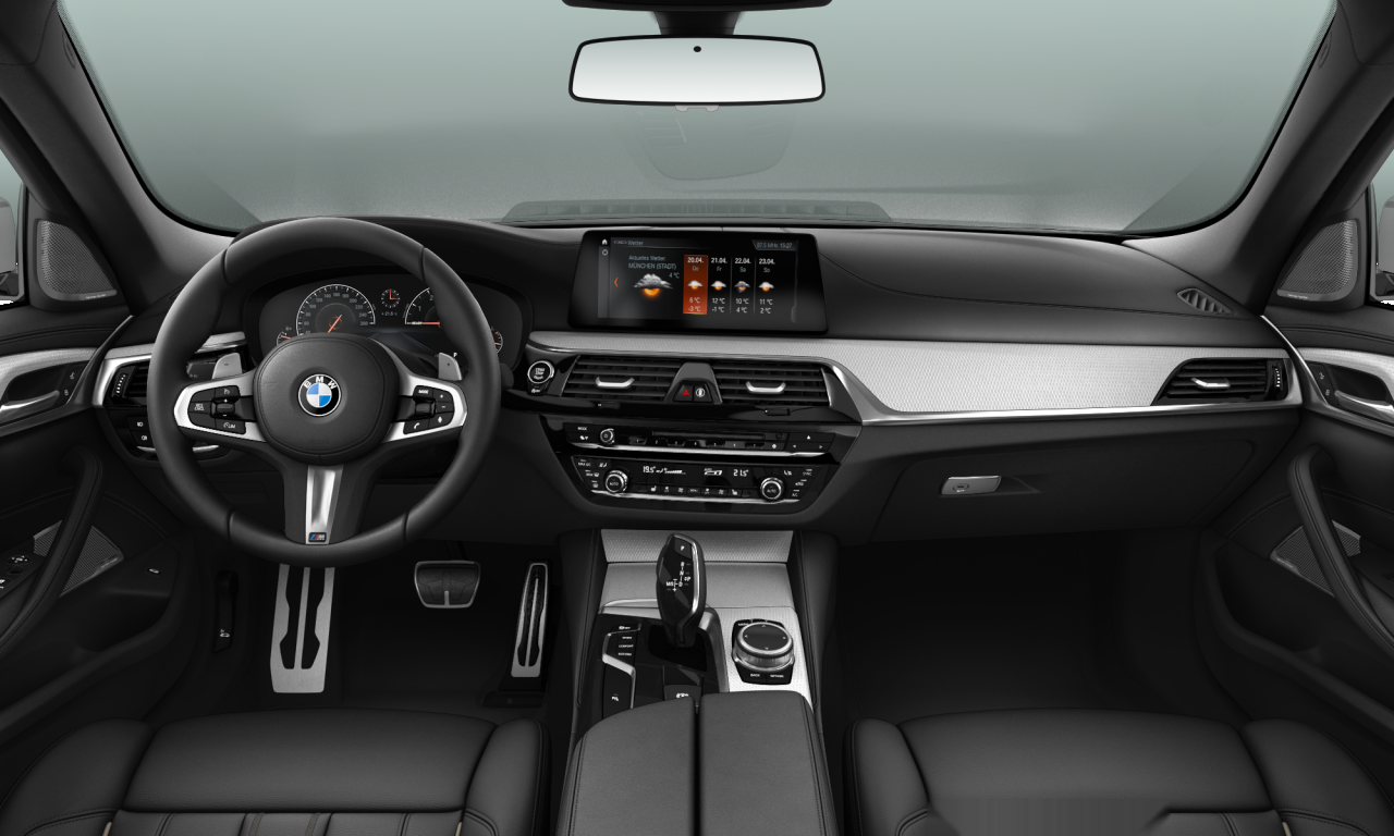 Interior of BMW 520i (G30), VIN WBAJK52080BN95531
