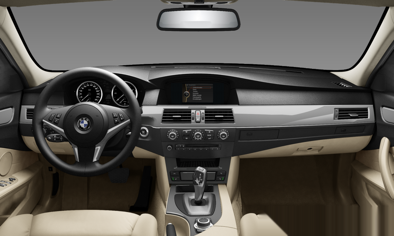 Interior of BMW 520d (E60 (MUE)), VIN WBANX310X0C181105