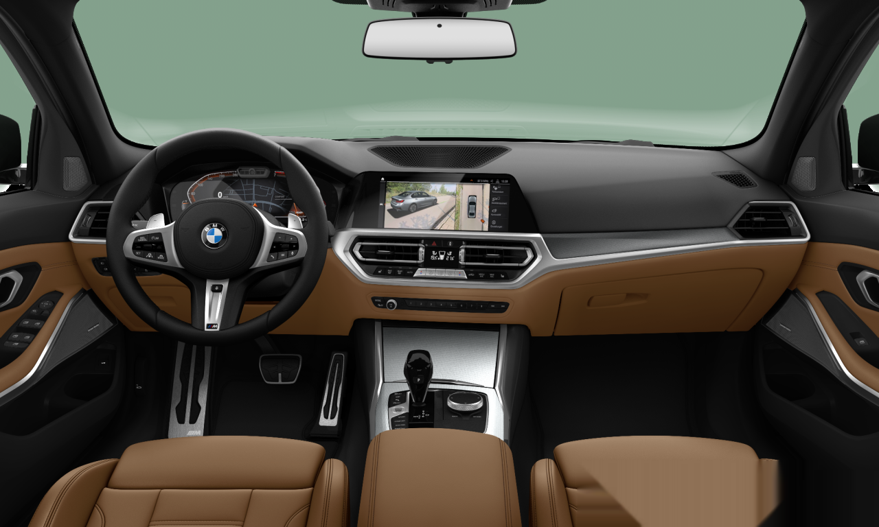 Interior of BMW 330i (G20), VIN WBA5R11010AK32761