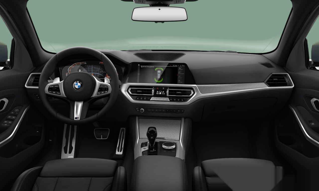 Interior of 2022 BMW 330i xDrive (G21), VIN WBA6K71010FM79325