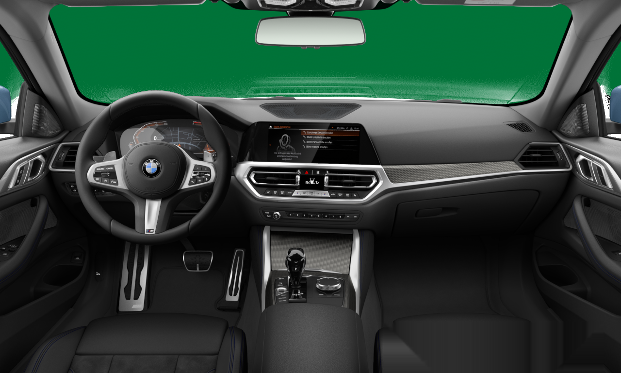 Interior of BMW 420i (G22), VIN WBA11AP090CK77724