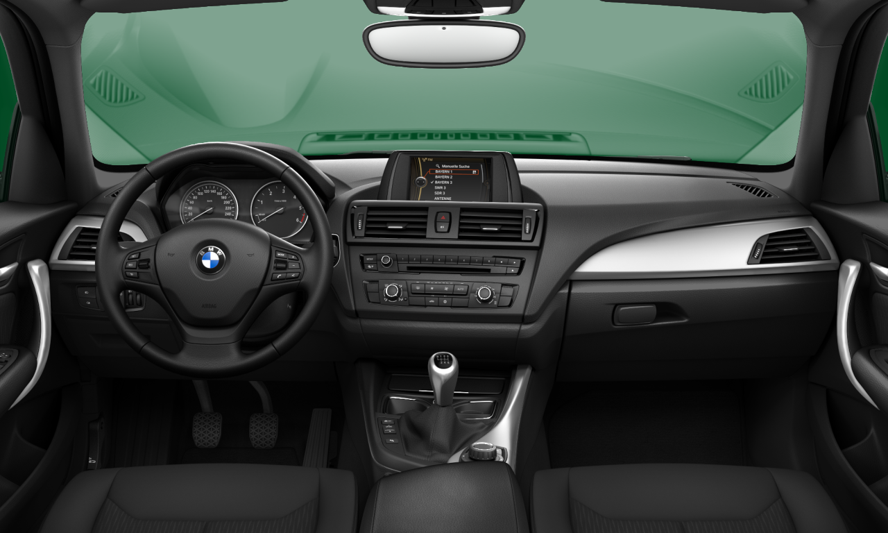 Interior of BMW 116d (F20), VIN WBA1C71000E962740